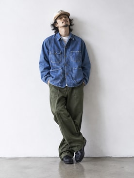 「BRIXTON(ブリクストン)のアイテム」を使った、tatsukiさん(メンズ・172cm)の秋コーディネート