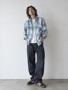「Akashic Tree（アカシックツリー）のアイテム」を使った、tatsukiさん（メンズ・171cm）の秋コーディネート