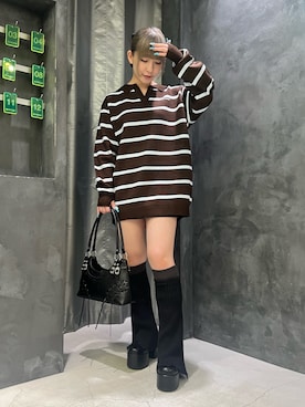 吉田胡桃さん（レディース・155cm）の秋コーディネート