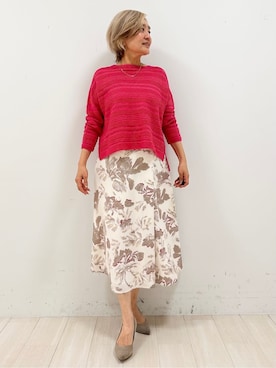 「COUP DE CHANCE（クードシャンス）のアイテム」を使った、Sunさん（レディース・151cm）の春コーディネート