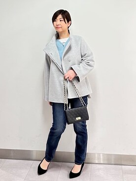 みなこさん（レディース・156cm）の冬コーディネート
