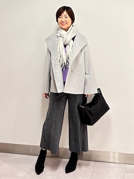 みなこさん（レディース・156cm）の冬コーディネート