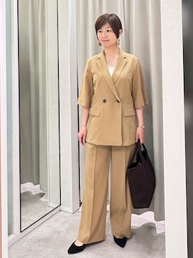 「UNTITLED（アンタイトル）のアイテム（シャツ/ブラウス）」を使った、みなこさん（レディース・156cm）の秋コーディネート