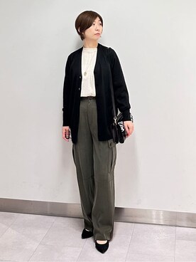 みなこさん（レディース・156cm）の冬コーディネート