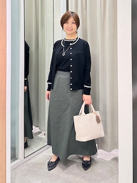 「UNTITLED（アンタイトル）のアイテム」を使った、みなこさん（レディース・156cm）の秋コーディネート