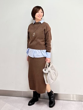 みなこさん(レディース・156cm)の冬コーディネート