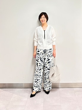 「UNTITLED（アンタイトル）のアイテム（パンプス）」を使った、みなこさん（レディース・156cm）の夏コーディネート