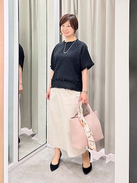 「UNTITLED（アンタイトル）のアイテム」を使った、みなこさん（レディース・156cm）の夏コーディネート