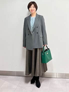 みなこさん（レディース・156cm）の秋コーディネート