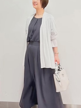 「UNTITLED（アンタイトル）のアイテム（ネックレス）」を使った、みなこさん（レディース・156cm）の春コーディネート