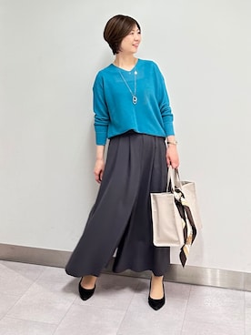 「UNTITLED（アンタイトル）のアイテム」を使った、みなこさん（レディース・156cm）の夏コーディネート