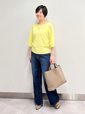 「UNTITLED（アンタイトル）のアイテム（ブルゾン）」を使った、みなこさん（レディース・156cm）の春コーディネート