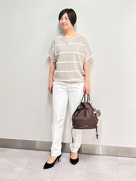 「UNTITLED（アンタイトル）のアイテム（バッグ）」を使った、みなこさん（レディース・156cm）の春コーディネート