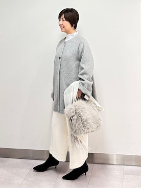 みなこさん（レディース・156cm）の冬コーディネート
