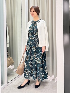 「UNTITLED（アンタイトル）のアイテム（アクセサリー）」を使った、みなこさん（レディース・156cm）の秋コーディネート