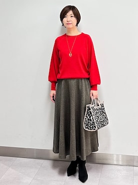 みなこさん（レディース・156cm）の冬コーディネート