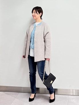 みなこさん（レディース・156cm）の冬コーディネート