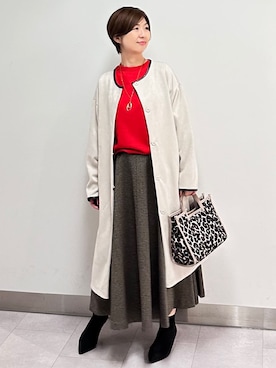 みなこさん（レディース・156cm）の冬コーディネート