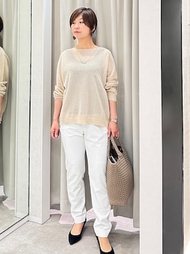 「UNTITLED（アンタイトル）のアイテム」を使った、みなこさん（レディース・156cm）の夏コーディネート
