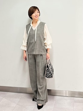 みなこさん（レディース・156cm）の秋コーディネート