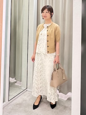 「UNTITLED（アンタイトル）のアイテム」を使った、みなこさん（レディース・156cm）の夏コーディネート
