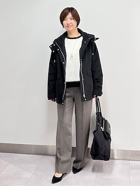 みなこさん（レディース・156cm）の冬コーディネート