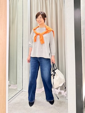 「UNTITLED（アンタイトル）のアイテム」を使った、みなこさん（レディース・156cm）の夏コーディネート