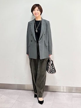 みなこさん（レディース・156cm）の冬コーディネート
