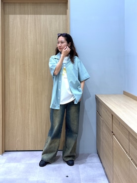 「tk.TAKEO KIKUCHI（ティーケータケオキクチ）のアイテム（アクセサリー）」を使った、よぴさん（メンズ・160cm）の夏コーディネート