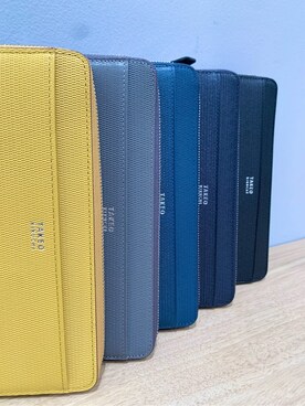 「アイテム（財布、ブルー系）」を使った、よぴさん（メンズ・160cm）の冬コーディネート
