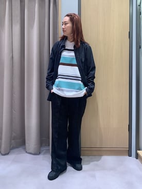 「tk.TAKEO KIKUCHI（ティーケータケオキクチ）のアイテム」を使った、よぴさん（メンズ・160cm）の夏コーディネート