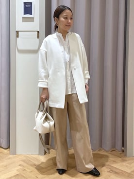 「grove（グローブ）のアイテム（パンツ）」を使った、JMさん（レディース・155cm）の春コーディネート