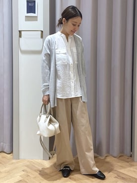 「Rubyrivet（ルビーリベット）のアイテム（パンツ）」を使った、JMさん（レディース・155cm）の春コーディネート