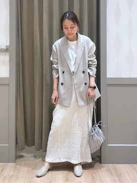 JMさん(レディース・155cm)の春コーディネート