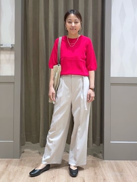 JMさん(レディース・155cm)の春コーディネート