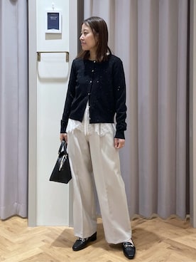 「COUP DE CHANCE（クードシャンス）のアイテム」を使った、JMさん（レディース・155cm）の冬コーディネート