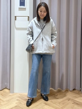 「grove（グローブ）のアイテム」を使った、JMさん（レディース・155cm）の冬コーディネート