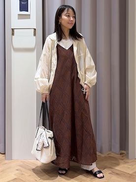「grove（グローブ）のアイテム」を使った、JMさん（レディース・155cm）の春コーディネート