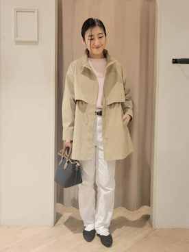 「Lee（リー）のアイテム（バッグ）」を使った、いそさん（レディース・160cm）の春コーディネート