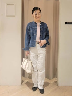 「Lee（リー）のアイテム（バッグ）」を使った、いそさん（レディース・160cm）の春コーディネート