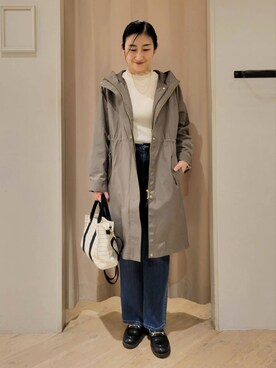 「Lee（リー）のアイテム（バッグ）」を使った、いそさん（レディース・160cm）の冬コーディネート