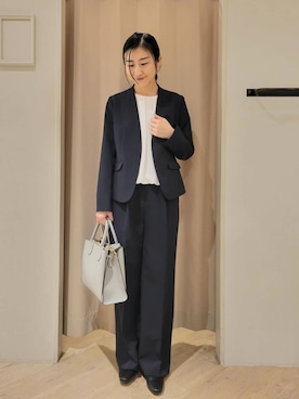 「grove（グローブ）のアイテム（パンツ）」を使った、いそさん（レディース・160cm）の冬コーディネート