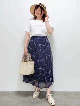kinaさん(レディース・150cm)の夏コーディネート