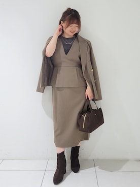 kinaさん(レディース・150cm)の秋コーディネート