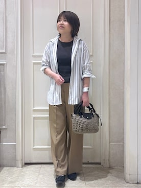 「grove（グローブ）のアイテム（バッグ）」を使った、みんさん（レディース・153cm）の春コーディネート