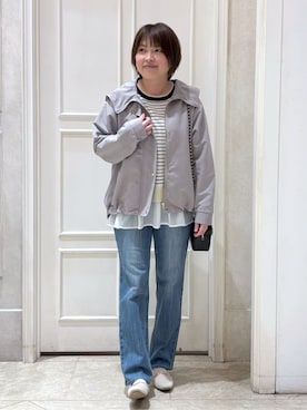 「THE SHOP TK （ザ ショップ ティーケー ）のアイテム」を使った、みんさん（レディース・153cm）の春コーディネート