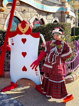 「CIAOPANIC（チャオパニック）のアイテム（ワンピース）」を使った、古着屋I’m STAFFさん（レディース・152cm）の冬コーディネート