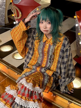 古着屋I’m STAFFさん(レディース・158cm)の冬コーディネート