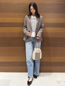 「THE SHOP TK （ザ ショップ ティーケー ）のアイテム」を使った、さやさん（レディース・170cm）の春コーディネート