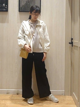 「Airpapel（エアパペル）のアイテム」を使った、hanaさん（レディース・166cm）の冬コーディネート